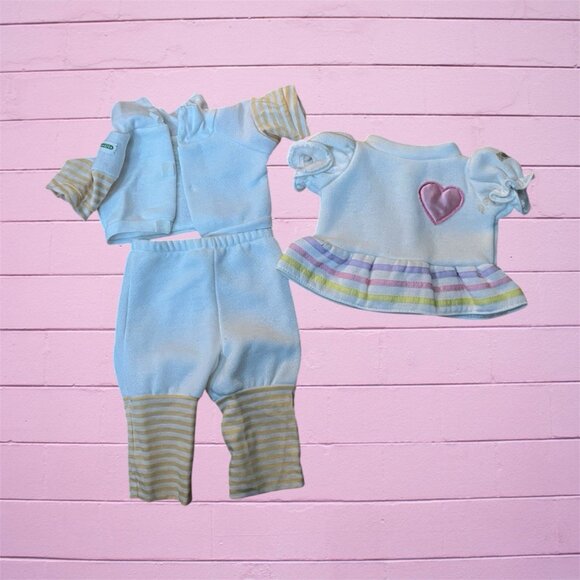 Vintage Cabbage Patch Kids Clothes Shoes Accessories Diaper Bag Lot Bundle - Picture 4 of 11